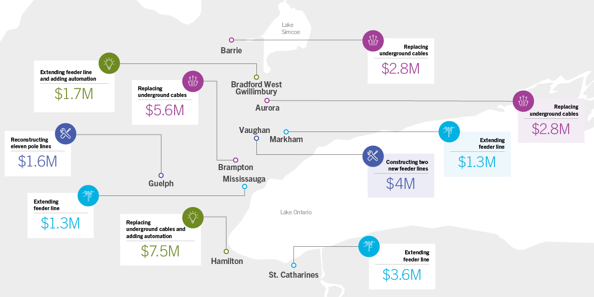 capital projects map